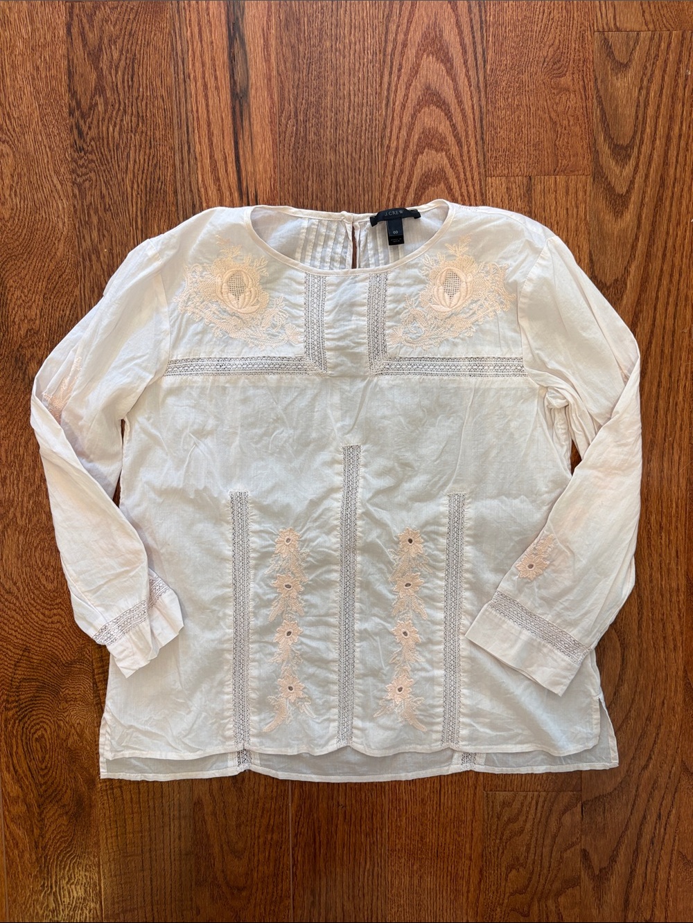 J. Crew Eyelet Blouse